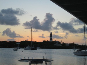 Hopetown Lighthouse at sunset; it was truly a great year