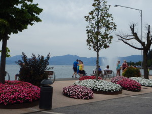 The waterfront on Lake Garda outside Verona