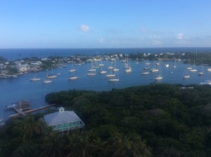 Hope Town Harbour from the Lighthouse